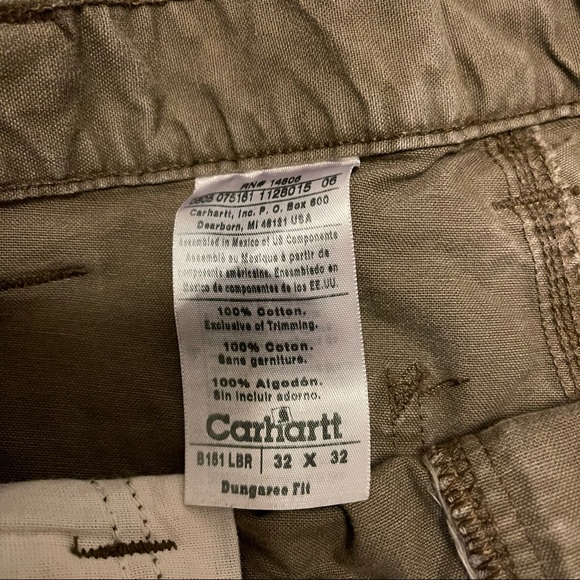 CARHARTT DUNGAREE CARPENTER PANTS - Picture 3 of 3